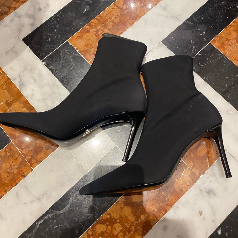 Prada stretch-knit sock boots IT 38.5